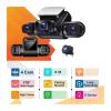 4 Channels 1080p+1080p 1080p 1080p Car Dvr Dual Lens 8 Infrared Light Night Vision 3 Lens 170 Degree Dash Cam Car Camer(Wf G 4 Lens,64G) view 2