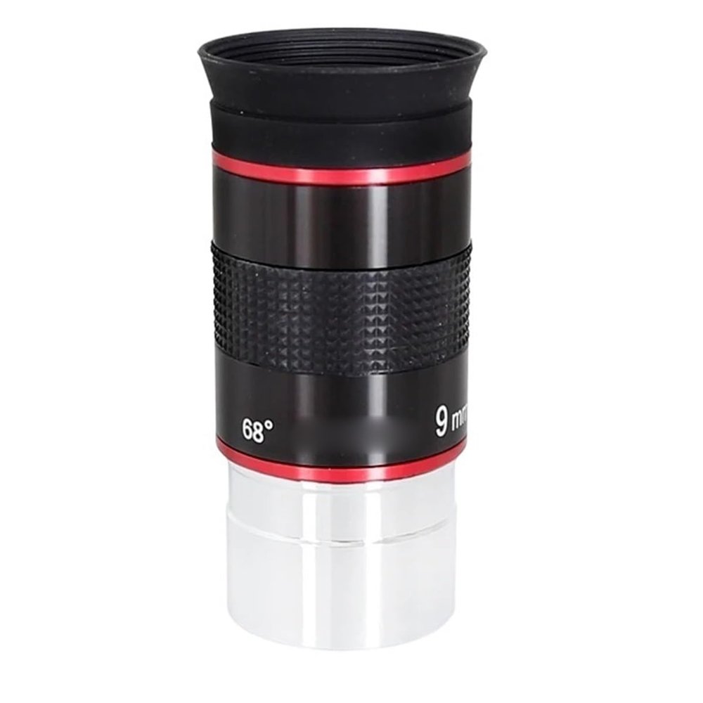 1.25" 68 Degree Ultra Wide Angle Eyepiece 6mm 9mm 15mm 20mm Professional Astronomical Telescope(9mm)