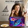 ACWDMKH Case for Samsung Galaxy Tab S7 FE 2021 / S8 Plus 2022 / S7 Plus 2020 12.4 Inch,PU Leather Cute Slim Folio Adjustable Stand Smart Cover with Auto Wake/Sleep,Glitter Sea Turtle view 3