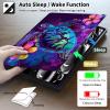 ACWDMKH Case for Samsung Galaxy Tab S7 FE 2021 / S8 Plus 2022 / S7 Plus 2020 12.4 Inch,PU Leather Cute Slim Folio Adjustable Stand Smart Cover with Auto Wake/Sleep,Glitter Sea Turtle view 4
