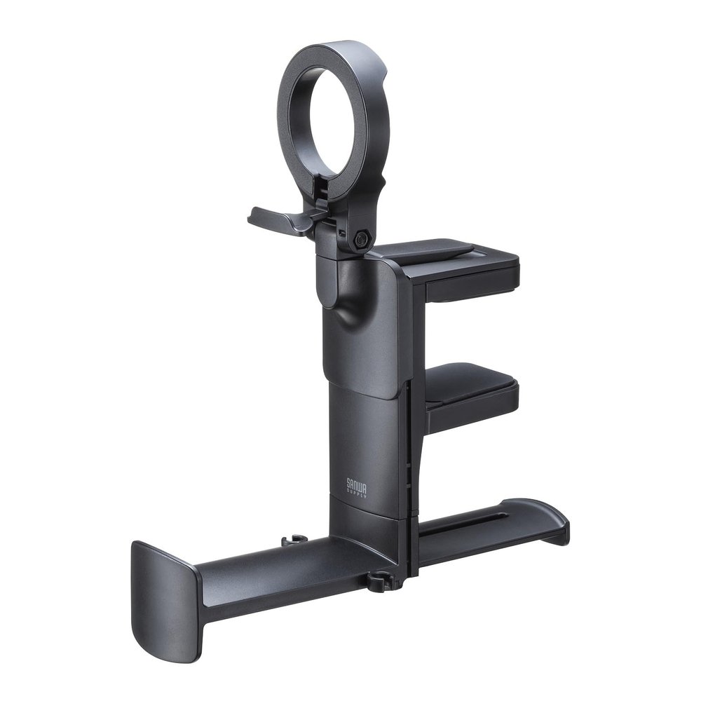 Sanwa Supply PDA-STN75BK Headphone Hook with Magnet Holder