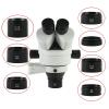 JOEBO Microscope Kit 0.3X 0.5X 0.7X 0.75X 1X 1.5X 2X Trinocular Stereo Microscope Objective Lens Microscope Lens Adapters(0.75x) view 3