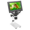 1000x Digital Microscope with 5.5in LCD Display, Aluminum Alloy Stand, 1080P HD Resolution, USB Power, 16 Language System, Biological Microscope Kit, QC Inspection, PC View, 8 view 2