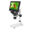 1000x Digital Microscope with 5.5in LCD Display, Aluminum Alloy Stand, 1080P HD Resolution, USB Power, 16 Language System, Biological Microscope Kit, QC Inspection, PC View, 8 view 4