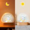 VEELU Personalized Gifts for Kids - Custom Name Night Light with Cute Animals - Nursery Baby Acrylic LED Lamp - Birth Gift for Boys Girls - Bedroom Decor Children's Light Newborn Gifts Christmas Gift view 4