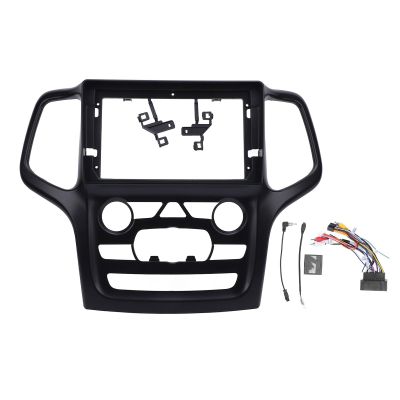10 Inch Navigation Panel Frame, Car Stereo Radio Fascia for 2014 to 2017, Car Radio Stereo Panel Frame Radio Stereo Dash Installation Mount Trim Kit, Stylish
