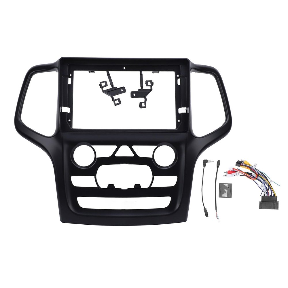 10 Inch Navigation Panel Frame, Car Stereo Radio Fascia for 2014 to 2017, Car Radio Stereo Panel Frame Radio Stereo Dash Installation Mount Trim Kit, Stylish