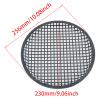 FDXGYH 2 Pack 10 Inch Square Hole Metal Mesh Speaker Grill Covers Subwoofer Grill Protective Case with Mounting Screws for Home Audio Car Speaker (Black) view 2