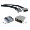1 Set 20 Pin MX34020PF1/MX34020SF1 Car Speaker Harness Automotive Male and Female CD Player Terminal Connector with Terminal Linker(Male 20cm wires) view 2