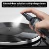 DINGSEN Vinyl Record Cleaning Kit,Complete 8-in-1,100ml Vinyl Record CleanerVelvet Record BrushStraight Handle BrushRound Head BrushSilicone Record TraySuede WipeEar Wash Ball & Storage Bag view 3