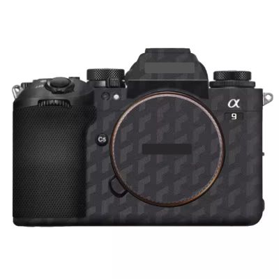 A9 III Anti-Scratch Camera Sticker Coat Wrap Protective Film Body Protector Skin Cover for Sony Alpha 9 III ILCE-9M3 9III A9M3(Arrow Shadow Black)