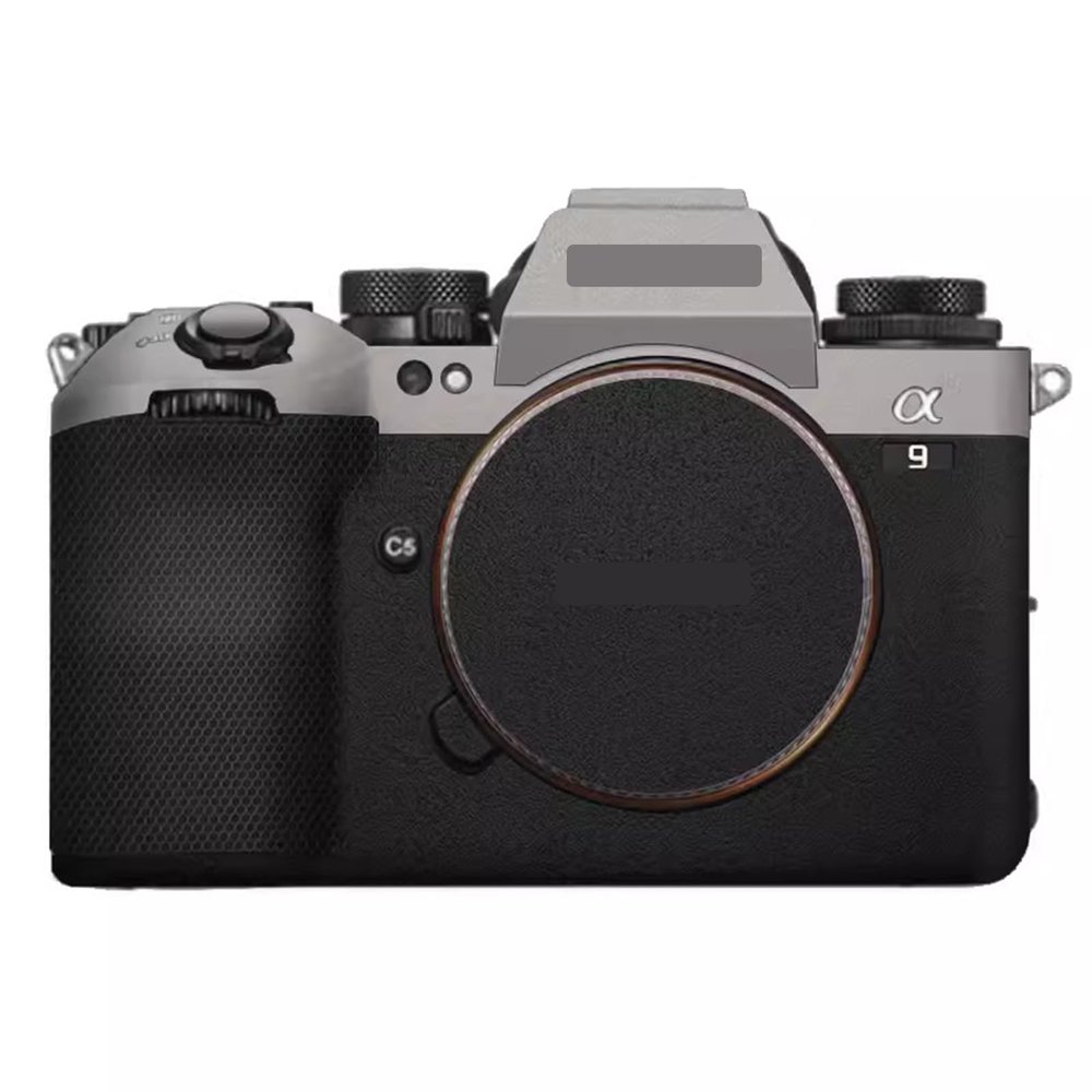 A9 III Anti-Scratch Camera Sticker Coat Wrap Protective Film Body Protector Skin Cover for Sony Alpha 9 III ILCE-9M3 9III A9M3(Titanium+Frosted Black)