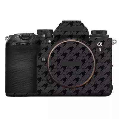 A9 III Anti-Scratch Camera Sticker Coat Wrap Protective Film Body Protector Skin Cover for Sony Alpha 9 III ILCE-9M3 9III A9M3(Plover Black)