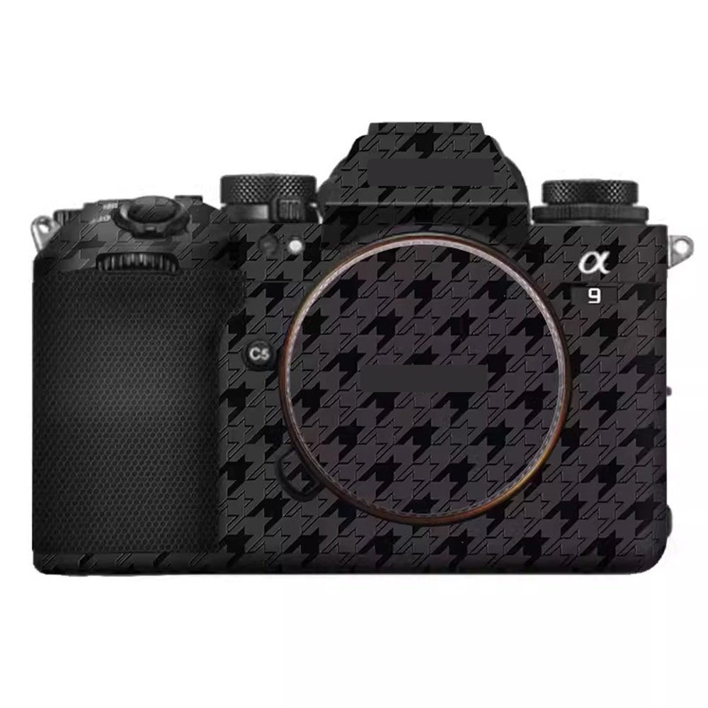 A9 III Anti-Scratch Camera Sticker Coat Wrap Protective Film Body Protector Skin Cover for Sony Alpha 9 III ILCE-9M3 9III A9M3(Plover Black)