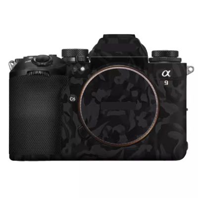 A9 III Anti-Scratch Camera Sticker Coat Wrap Protective Film Body Protector Skin Cover for Sony Alpha 9 III ILCE-9M3 9III A9M3(Shadow Camo Black)