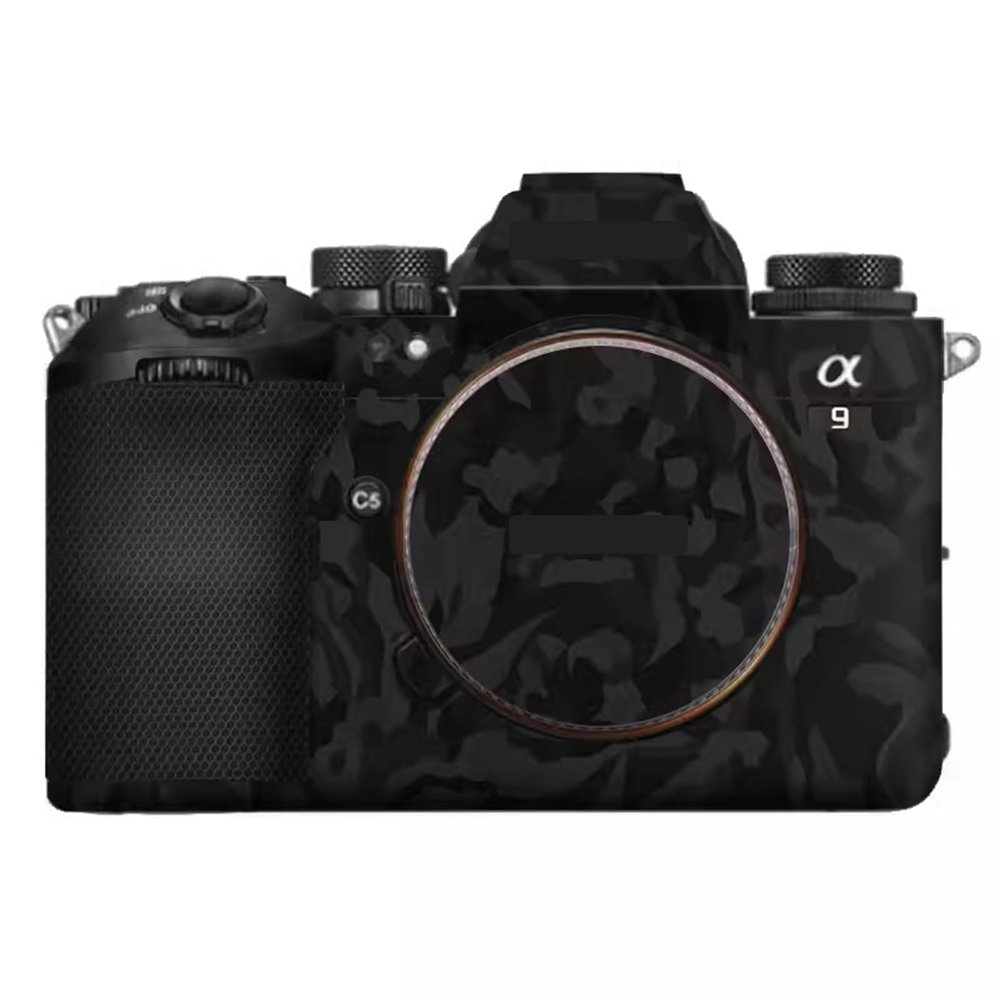 A9 III Anti-Scratch Camera Sticker Coat Wrap Protective Film Body Protector Skin Cover for Sony Alpha 9 III ILCE-9M3 9III A9M3(Shadow Camo Black)