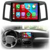 10 Inch Car Stereo for Jeep Grand Cherokee 2004-2007 W/Wireless Carplay/Android Auto, Android 13 IPS Touch Screen Car Radio Multimedia Receiver, Bluetooth, GPS Navi, WiFi, SWC, DSP+AHD Backup Camera view 2