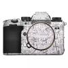 A9 III Anti-Scratch Camera Sticker Coat Wrap Protective Film Body Protector Skin Cover for Sony Alpha 9 III ILCE-9M3 9III A9M3(Circuit White) view 1