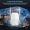 2026 AX3000 WiFi 6 Range Extender, WiFi Extender Signal Booster with Gigabit Ethernet Port, Dual Band (2.4G&5.8G) WiFi Repeater Cover to 13888sp.ft, Faster Speed and Wider Cover, Quick Setup (White) view 3