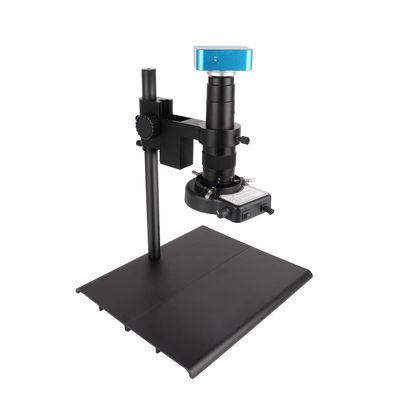 JOEBO Microscope Kit HDMI VGA 48MP 4K USB Digital Video Monocular Microscope Camera Continus Zoom 180X C-Mount Microscope Lens Adapters(Set B1)