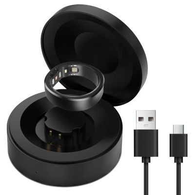 RingConn Smart Ring Gen 1 Charger Case Compartment Small Portable Charger for Smart Ring with Magnetic Charging Port - (Gen1:10-11#)