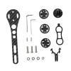 QSTDGVPW Bike Computer Mount Bike Stopwatch Holder with Screws Accessories Speed Meter Holder Bicycle Handlebar Mount Light Holder view 1