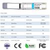 40GBASE-SR Bi-Directional Transceiver Module,Compatible with Juniper JNP-QSFPP-40G-BXSR,QSFP+ 40G BiDi MMF 850nm/900nm 100m/ 150m Duplex LC view 2