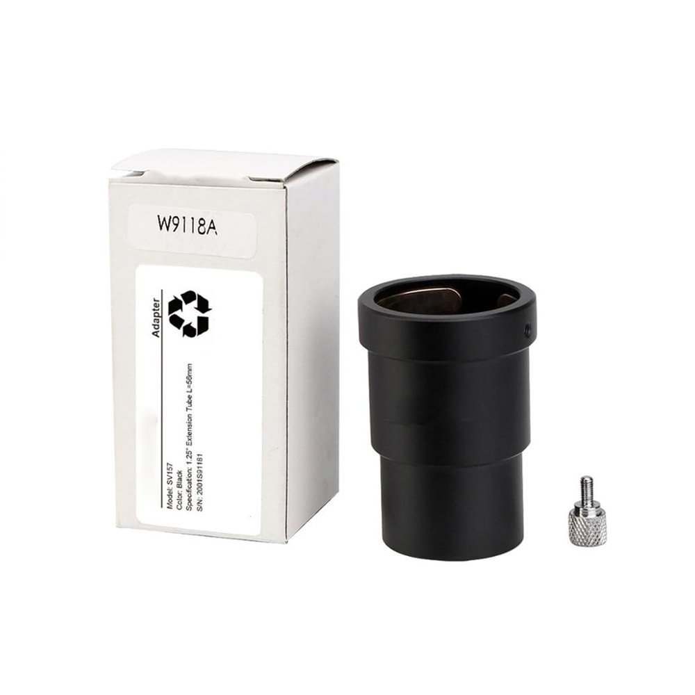 1.25'' Telescope Eyepiece Extension Tube Versatile Adapter 56mm/70mm SV157(56mm)