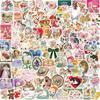 100 PCS Vintage Aesthetic Stickers Coquette Sticker Pack Retro Themed Stickers Cute Vintage Journaling Scrapbooking Stickers Pack for Adult view 1