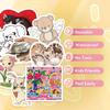 100 PCS Vintage Aesthetic Stickers Coquette Sticker Pack Retro Themed Stickers Cute Vintage Journaling Scrapbooking Stickers Pack for Adult view 3