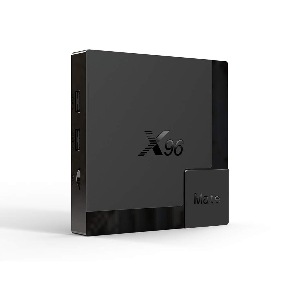 32GB Remote Controls Smart Antenna Satellite Receiver Stands Digital X96mate Android 10.0 4k Core H616 Set-top Box with WiFi - (Color: UK Plug)