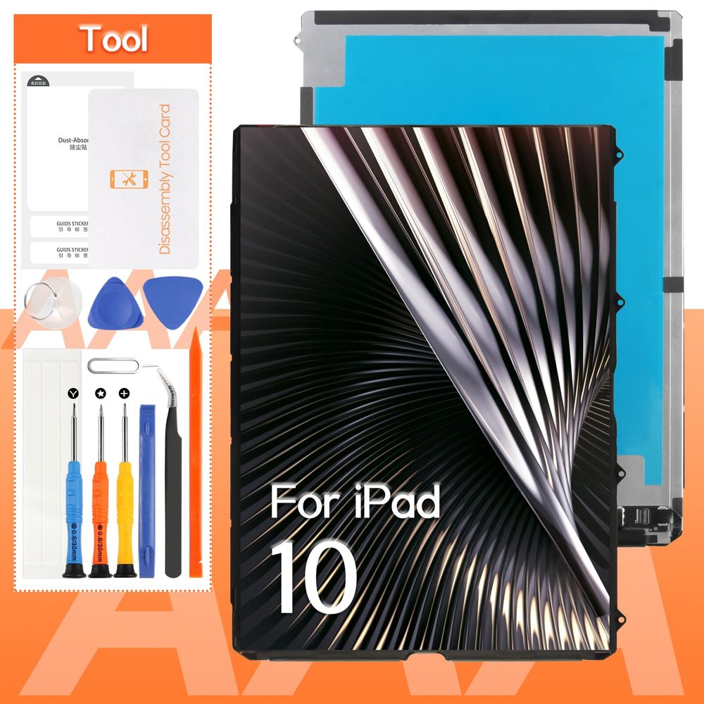Screen Replacement for iPad 10 10th Gen 2022 A2696 A2757 A2777 10.9 LCD LED Panel Display Repair Parts Kit,with Screen Protector and Tools(Only LCD,Not Include Touch Digitizer)