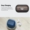 Haobobro Leather Case - for AirPods Pro 2 Case Cover - Selected Skin-friendly Leather, Carbon Fibre Texture, Handmade Drop Protective Hard Cover for AirPods Pro 2nd Generation Earbuds, Desert Titanium view 4