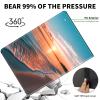ACWDMKH Case for Samsung Galaxy Tab S10 Plus/ S9 FE Plus/ S9 Plus 5G Tablet 12.4'' Case,PU Leather Slim Folio Adjustable Stand Cover Auto Wake/Sleep,Sea Beach Sunset view 4