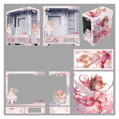 Computer Cases,Mid-Tower PC Gaming Case M-ATX/ATX/ITX - Front I/O USB 3.0 /Type-C Port - 270  Panoramic View Tempered Glass Panel - Can Be Customized Privately