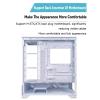 Computer Cases,Mid-Tower PC Gaming Case M-ATX/ATX/ITX - Front I/O USB 3.0 /Type-C Port - 270  Panoramic View Tempered Glass Panel - Can Be Customized Privately view 3