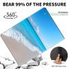 ACWDMKH Case for Samsung Galaxy Tab S10 Plus/ S9 FE Plus/ S9 Plus 5G Tablet 12.4'' Case,PU Leather Slim Folio Adjustable Stand Cover Auto Wake/Sleep,Blue Sea Beach view 4