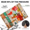 ACWDMKH Case for Samsung Galaxy Tab S10 Plus/ S9 FE Plus/ S9 Plus 5G Tablet 12.4'' Case,PU Leather Slim Folio Adjustable Stand Cover Auto Wake/Sleep,Wood World Map view 4