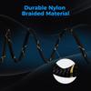 16/2 Speaker Wire 35 Feet, 16AWG Gauge Speaker Cable, Direct Burial, Durable Nylon Braided, in Wall, 2 Conductors, OFC Oxygen-Free Copper, for Car Audio Stereos, Home Theater, Surround Sound, Radio view 4