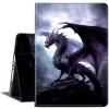 ACWDMKH Case for Samsung Galaxy Tab S10 Plus/ S9 FE Plus/ S9 Plus 5G Tablet 12.4'' Case,PU Leather Slim Folio Adjustable Stand Cover Auto Wake/Sleep,Cool Purple Dragon view 1