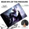 ACWDMKH Case for Samsung Galaxy Tab S10 Plus/ S9 FE Plus/ S9 Plus 5G Tablet 12.4'' Case,PU Leather Slim Folio Adjustable Stand Cover Auto Wake/Sleep,Cool Purple Dragon view 4