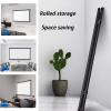 HJXGQJM Portable Projector Screen30, 40", 50", 60", 72", 16:9 4:3 Projection Screen, Manual Roll-Down Projector Movie Screen for Home Meeting Room Classroom Restaurant(4:3,30") view 2