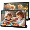 15.6 inch Portable Android Car Headrest TV,Support Phone WiFi Bluetooth SD USB HDMI Connection Car Video Player (4G Ram+64G Rom-2PCS) view 1
