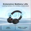 1MORE Kids Headphones HQ20 SonoFlow Noise Cancelling Headphones for Kids, 75/85/95dB Safe Volume Limit Headphones with Microphone, 65H Playtime,Portable Headphone for School/Tablet/iPad, Black view 4
