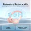 1MORE HQ20 Kids Headphones, Noise Cancelling Headphones for Kids, Smart Hearing Protection, 75/85/95dB Safe Volume Limit Microphone, 65H Playtime,Foldable Headphone for Study/Tablet/iPad, Pink view 4