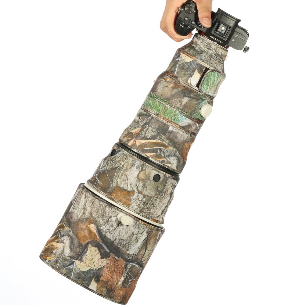 CHASING BIRDS Lens Camouflage Waterproof Coat for Sony FE 400mm F2.8 GM OSS Rainproof Lens Protective Cover Version IV (Forest Camouflage, with 1.4X TC (SEL14TC))