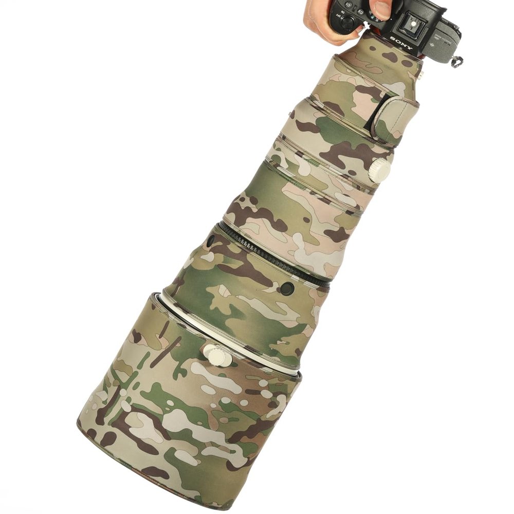 CHASING BIRDS Lens Camouflage Waterproof Coat for Sony FE 400mm F2.8 GM OSS Rainproof Lens Protective Cover Version IV (Desert Camouflage)