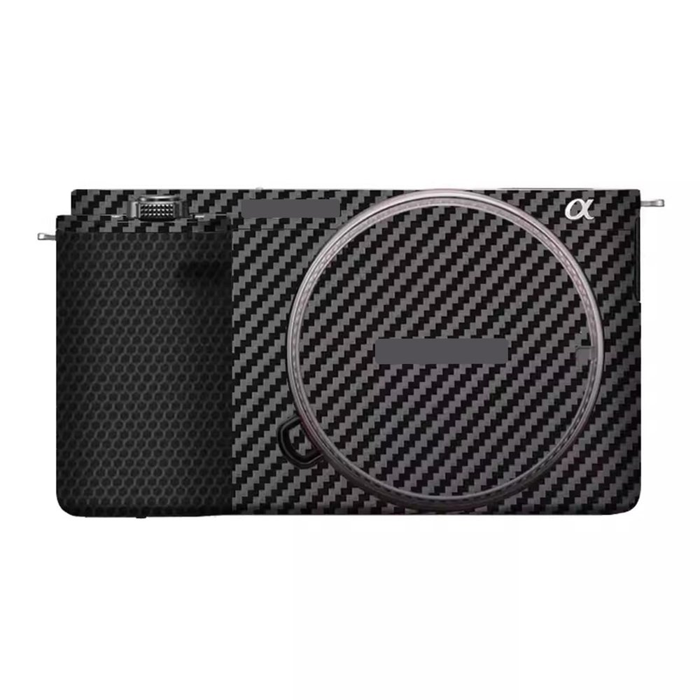 Anti-Scratch Camera Skin Wrap Sticker Coat Vinly Protective Film Body Protector Decals Cover for Sony ZV-E1 ZVE1 ZV E1(Carbon Fiber Black)