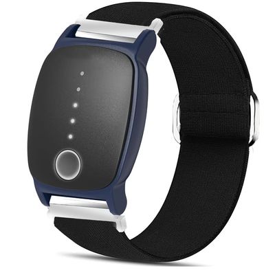 Lamshaw Compatible with EmeTerm Explore Band, Stretch Elastics Nylon Adjustable Replacement Strap Accessories Compatible for EmeTerm Explore (Black)