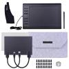 Drawing Tablet, Graphics Tablet Graphics Drawing Pad (10x6 inch) for Art Painting, Animation Design, Editing Images Or Handwriting Input (Package 4) view 1